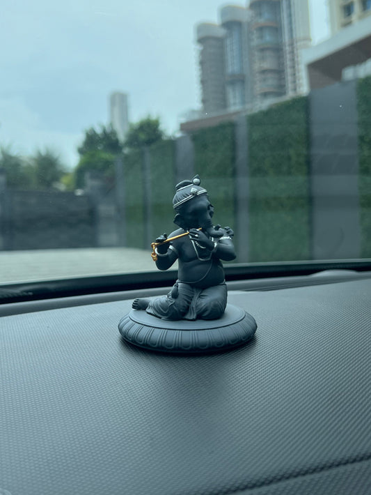 Flute Playing Ganesha 3.5"