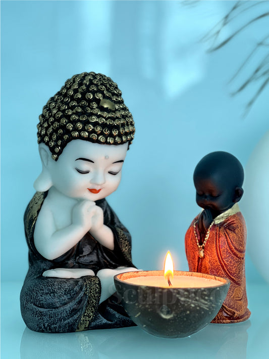 Baby Buddha & Monk Set