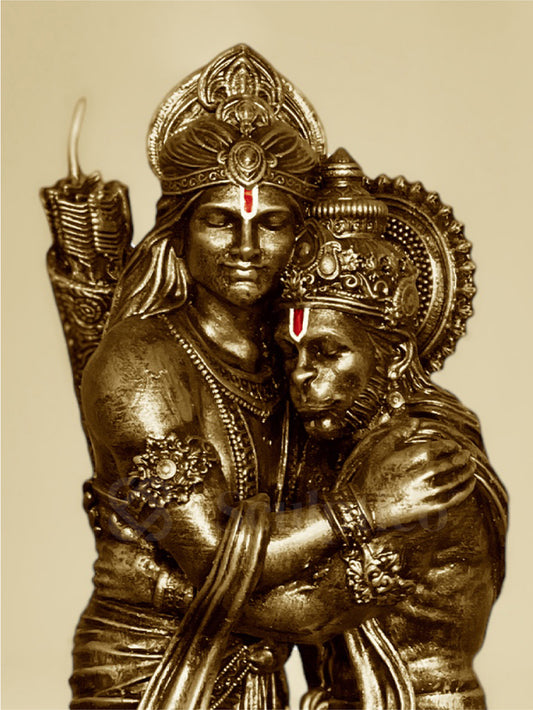 Ram & Hanuman's Embrace