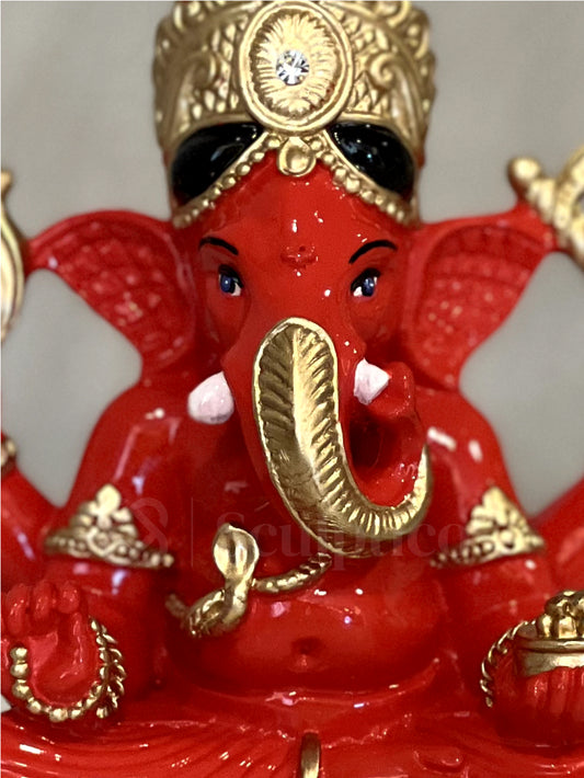 Siddhivinayak Inspired Ganesha (Sindoor)