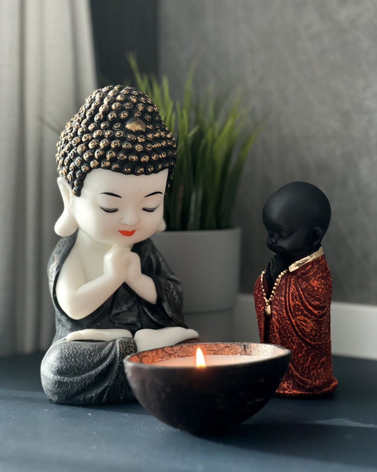 Baby Buddha & Monk Set