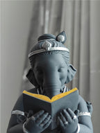 Book Reading Ganesha 6"