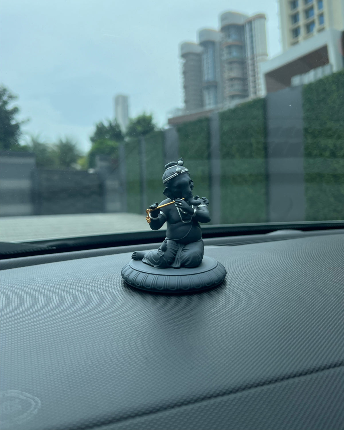 Flute Playing Ganesha 3.5"