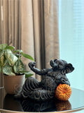 Ganesha Rested on Pillow