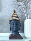 Meditating Buddha Face 13"