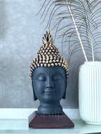 Meditating Buddha Face 13"
