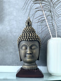 Meditating Buddha Face 13"