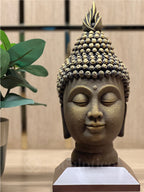 Meditating Buddha Face 13"