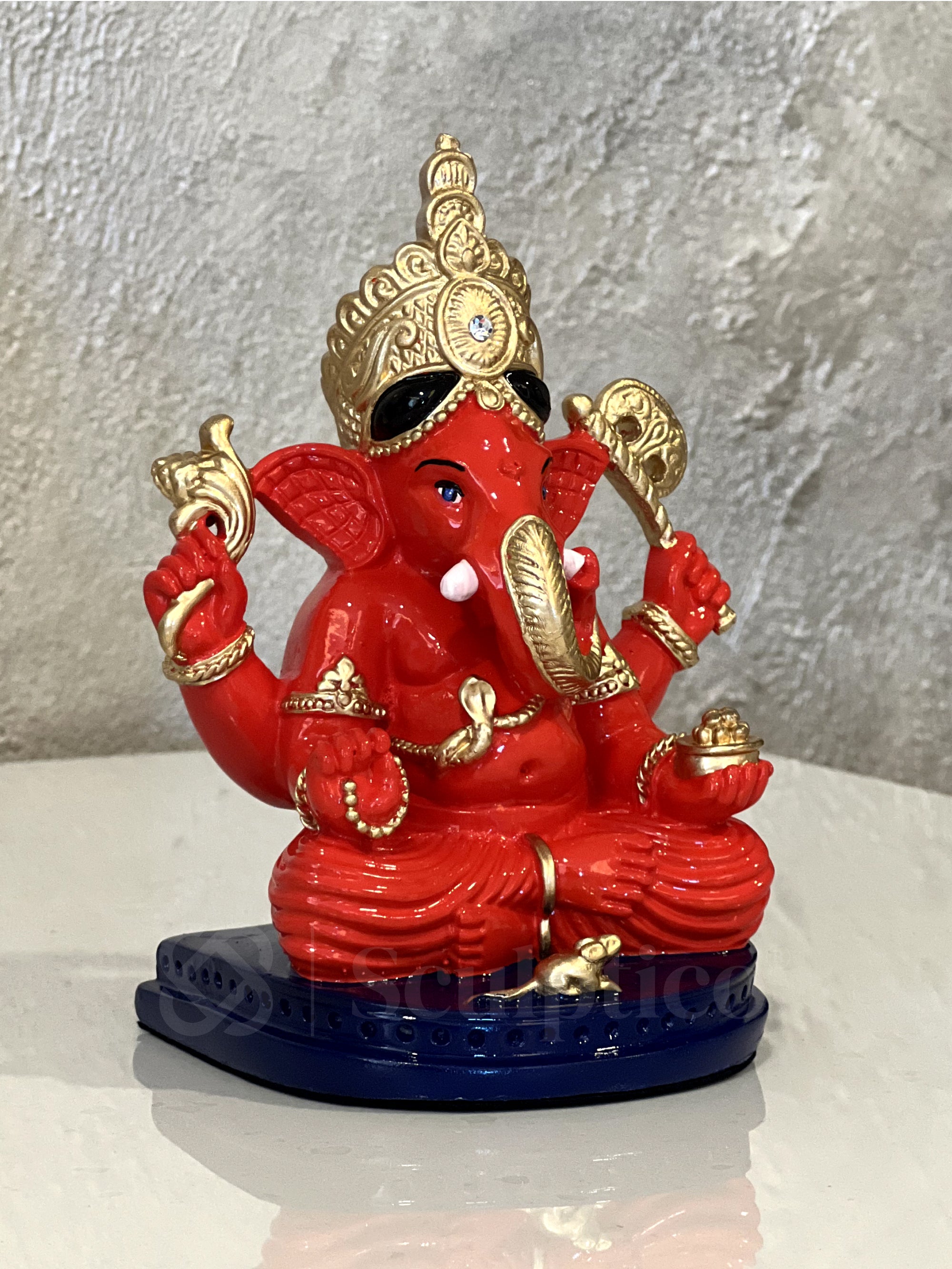 Siddhivinayak Inspired Ganesha (Sindoor)
