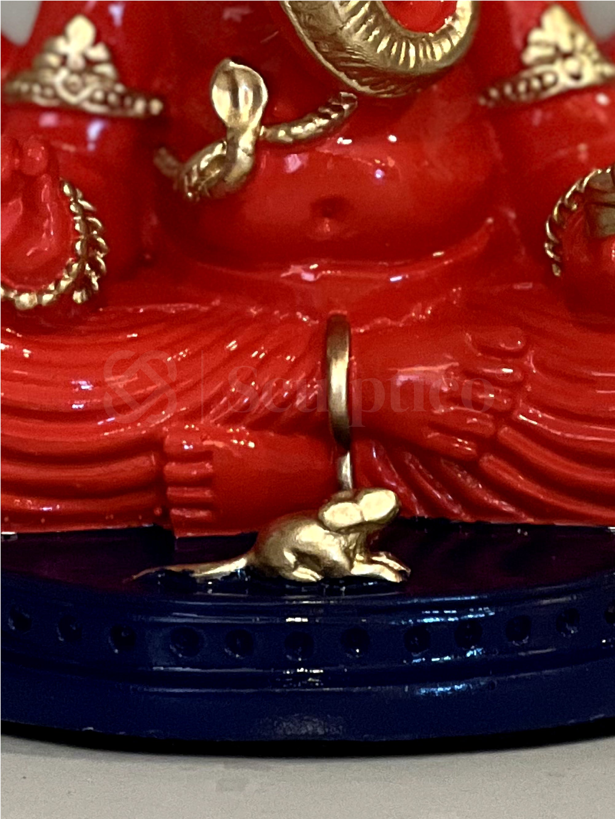 Siddhivinayak Inspired Ganesha (Sindoor)
