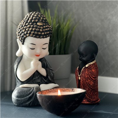 Baby Lord Buddha & Monk Set 