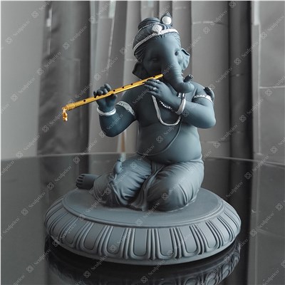 Flute Playing Ganesha